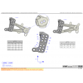 CNC Racing PRAMAC RACING LIMITED EDITION RPS Adjustable Rearset for the Ducati Streetfighter V4 (20-24)
